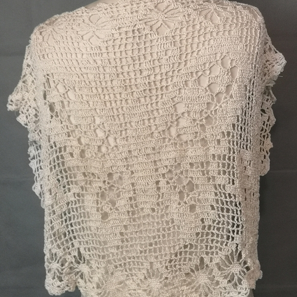 Upcycled Western Heritage Praire Crochet Lace High Low Top ***Host Pick*** - Picture 10 of 12